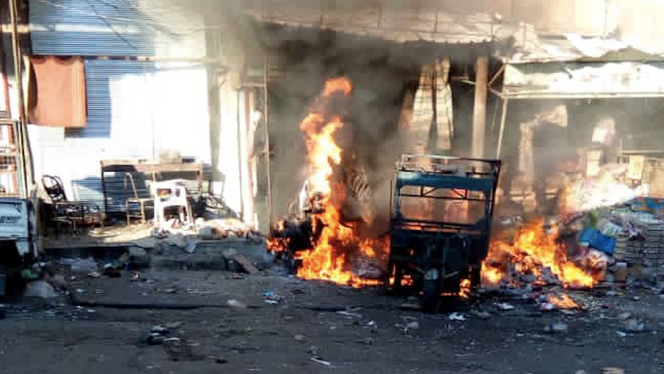 The casualties are feared to rise after Syrian regime's shelling in Ariha city.