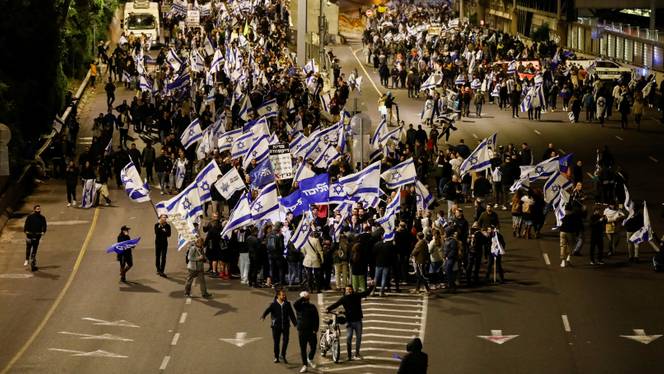 Earlier this week, Netanyahu paused legislative steps to implement the plan following mass protests across Israel.