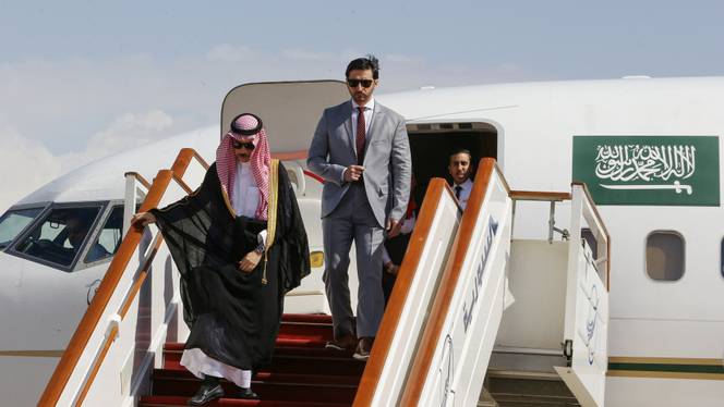 The FM's trip marks the first visit by a Riyadh official to the Syrian capital since the outbreak of the country's civil war in 2011.