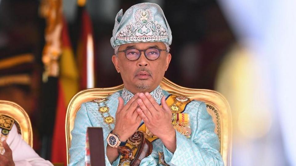 The silver-haired, bespectacled Al Sultan Abdullah became king after the surprise abdication of the previous king.