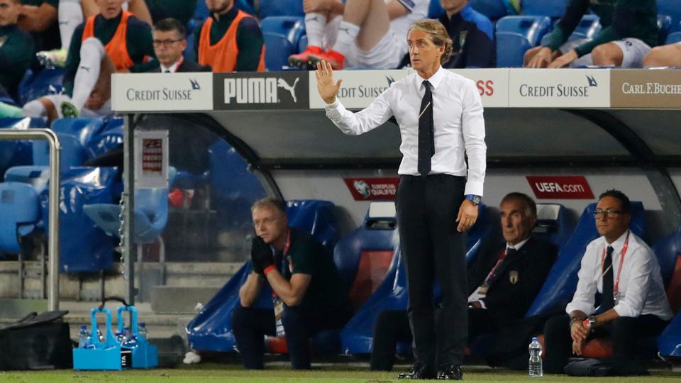 Italy coach Roberto Mancini looks on REUTERS on September 5, 2021.