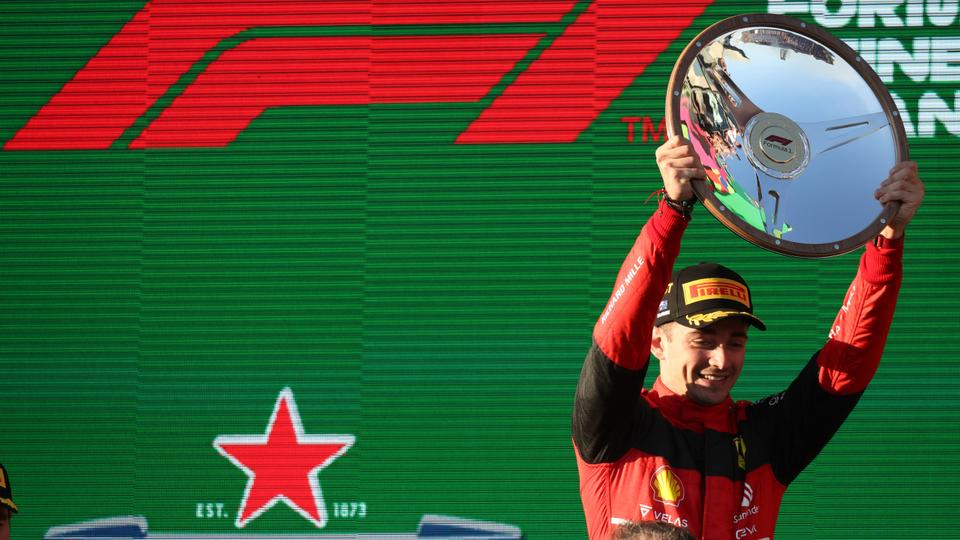 Leclerc started from pole, held his position at the first turn and never looked back, scorching round the 58-lap Albert Park circuit to take the chequered flag.