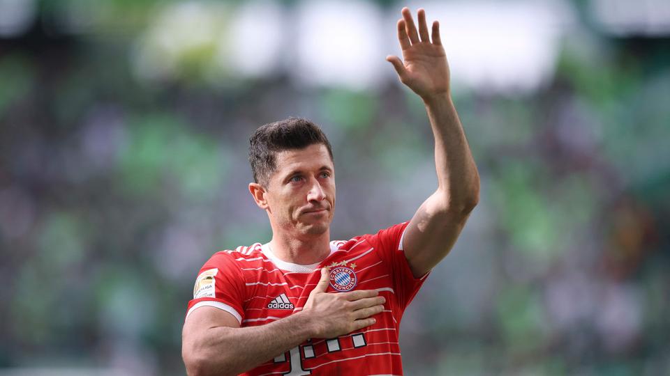 Lewandowski joined in 2014 from Borussia Dortmund and has won the Bundesliga every year since then.