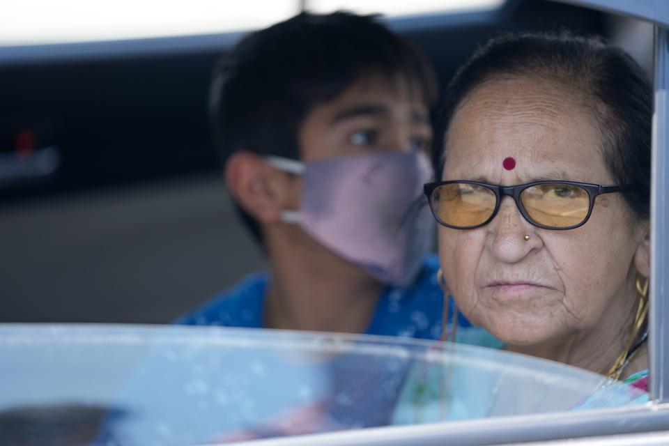 Kashmiri Hindus, who left the Muslim-majority Kashmir valley, arrive in Jammu, India, Friday, June 3, 2022, after the area witnessed a spate of targeted killings.