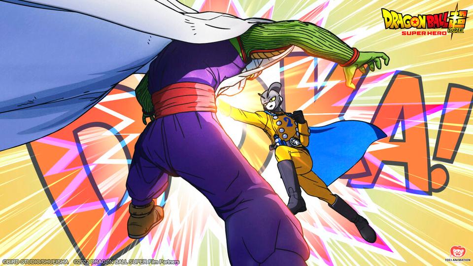 This image provided by Crunchyroll shows a still from “Dragon Ball Super: Super Hero”, which topped the charts in its first weekend in cinemas, with $20.1 million in ticket sales according to studio estimates on August 21, 2022.