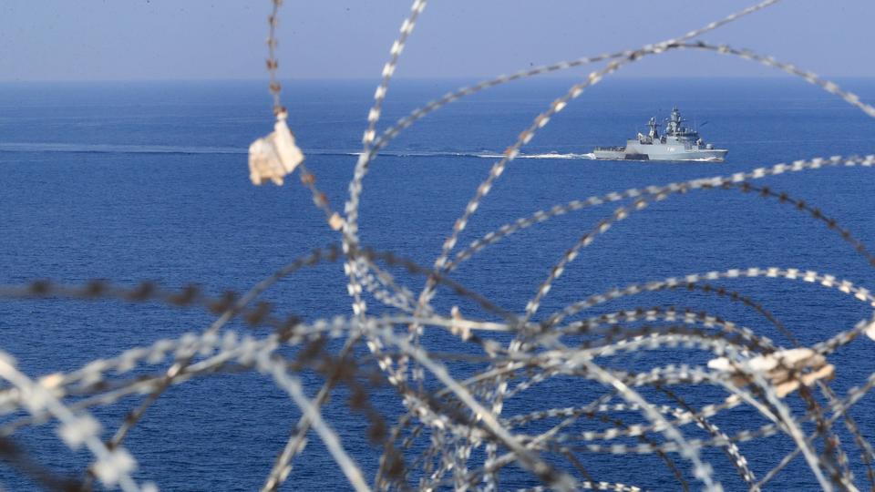 Lebanon and Israel were locked in a dispute over a maritime area of 860 square kilometres rich in gas and oil, according to maps sent by both countries to the UN in 2011.