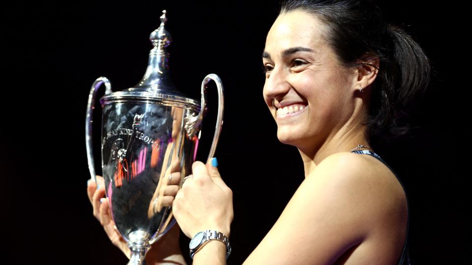 Garcia matched Sabalenka's power from the start in her fourth victory of the season.