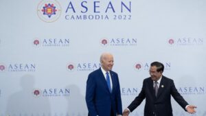 Biden’s efforts at this year's ASEAN summit are meant to lay the groundwork for his highly anticipated meeting with Chinese President Xi Jinping.