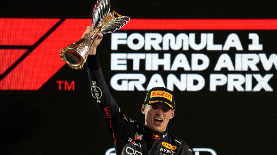 A year on from Verstappen's tense and controversial win over Lewis Hamilton to seal his first title, there was little drama at the Yas Marina Circuit on Sunday.