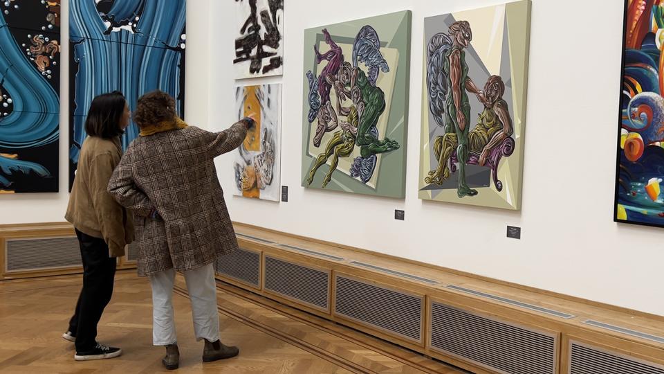 The exhibition was delayed for three years due to the Covid-19 pandemic.