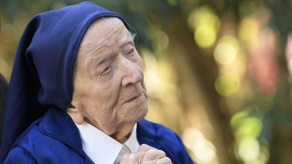 Sister Andre was born in the year New York opened its first subway and when the Tour de France had only been staged once.