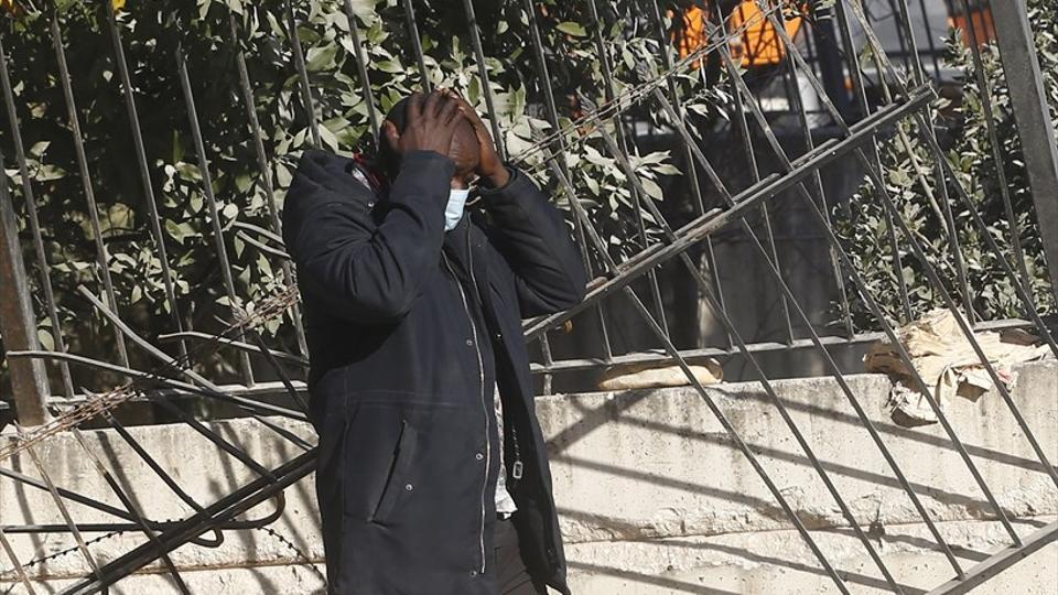 Atsu's brother, Isaac Twasam (pictured)  and twin sister were present at the site of the rescue in Türkiye when his body was recovered on Saturday, February 18.