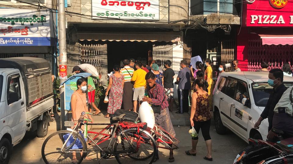 Myanmar's economy has been battered by the fallout of the 2021 coup, with more than a million people losing their jobs.