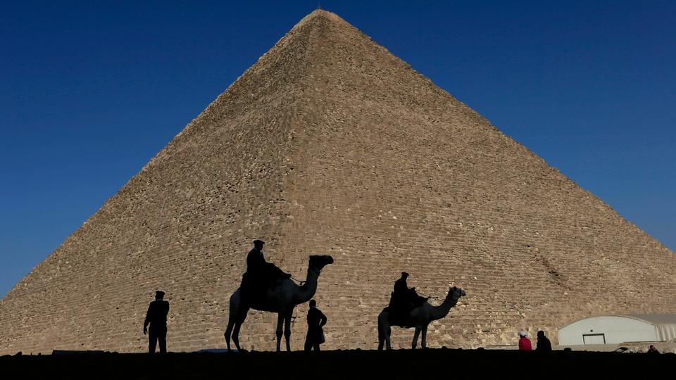 The Great Pyramid was constructed as a monumental tomb around 2560 BC during the reign of the Pharaoh Khufu, or Cheops.