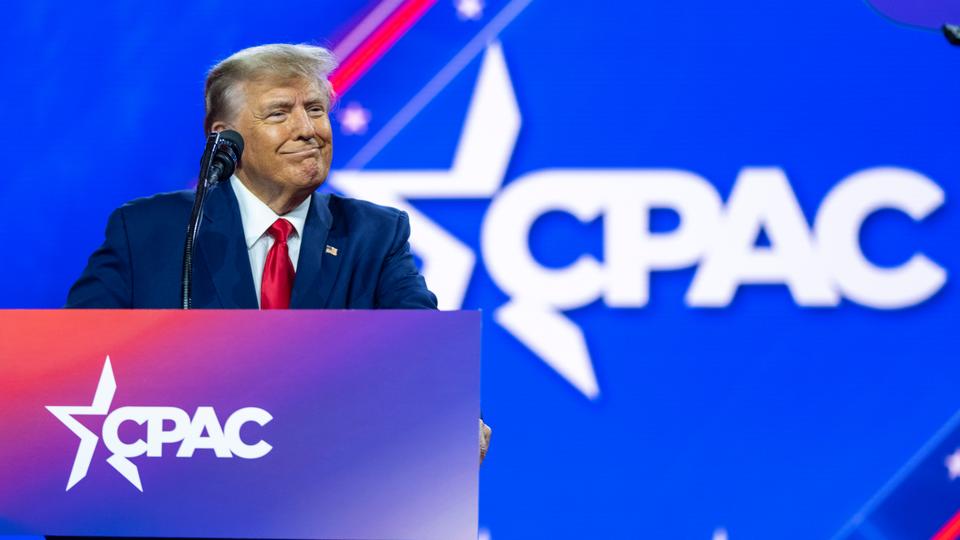 Nearly all — 95 percent of respondents — said they approved of Trump's performance as president.
