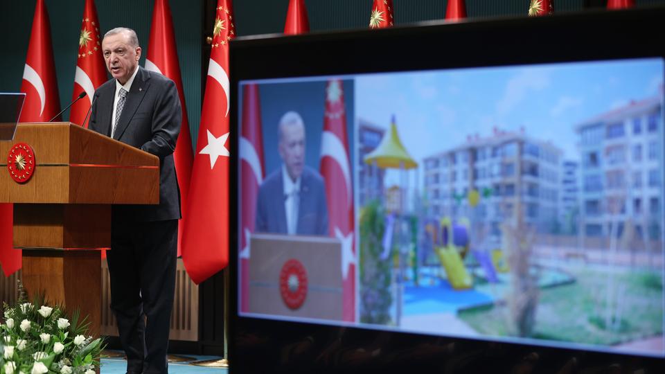 Erdogan has repeatedly pledged to reconstruct the country's southern region in the wake of powerful earthquakes that struck earlier this month.