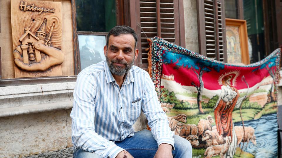 Mehmet Serkan Sincan, an antiques dealer in the region, has put efforts to go back to his normal routine.