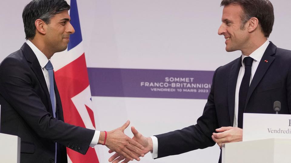 At the first summit between France and the UK since 2018, British premier Rishi Sunak and French President Emmanuel Macron both confirmed that the meeting marks