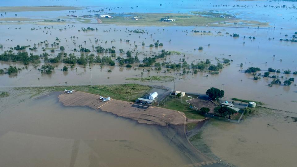 Australia's Bureau of Meteorology predicted water levels in the area would peak on Sunday.