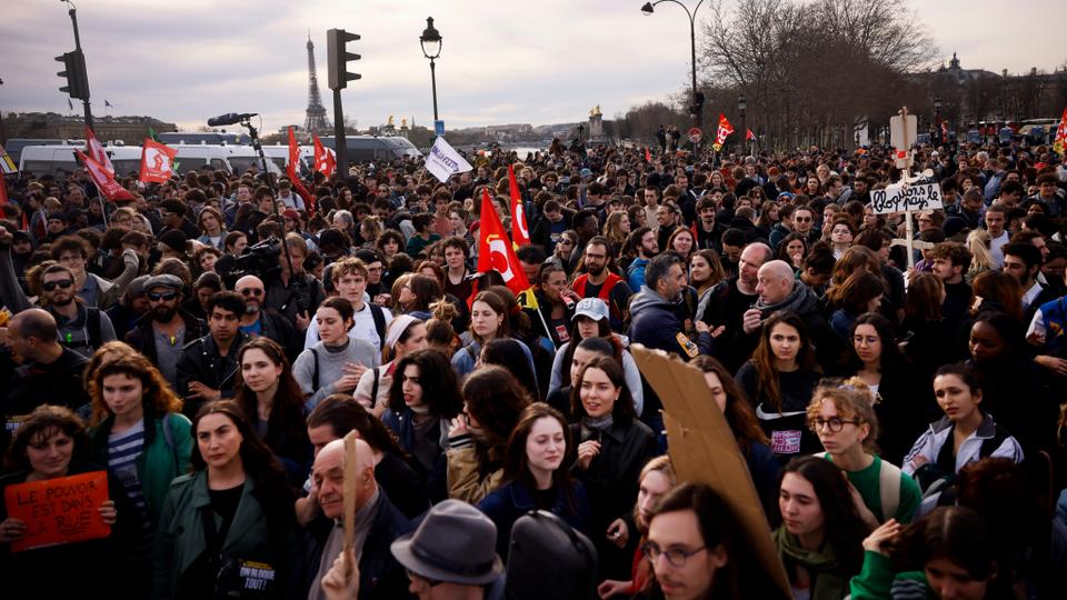 The continuing protests saw over 300 people arrested in France on Thursday evening.