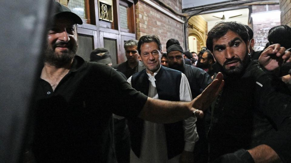 The 70-year-old former cricket star has been tangled in a slew of court cases, a frequent hazard for opposition figures in Pakistan's mudslinging politics.