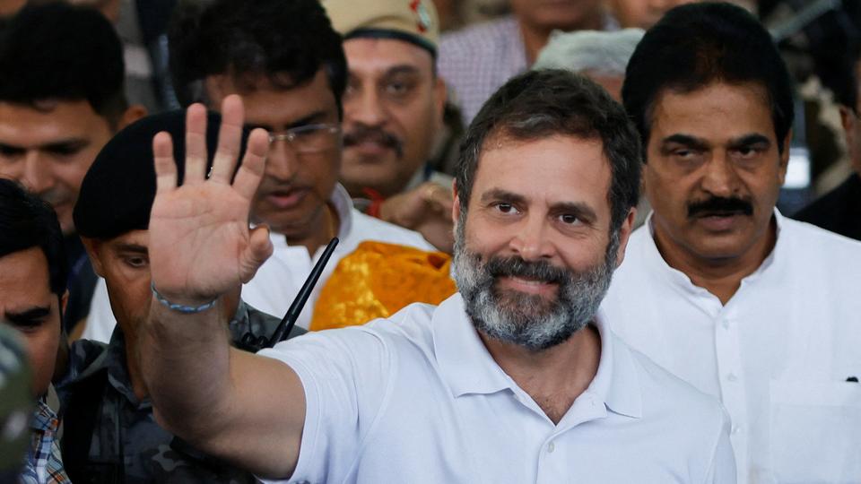 Congress spokesperson Akhilesh Pratap Singh confirms that his party has received the notice about Gandhi's disqualification.
