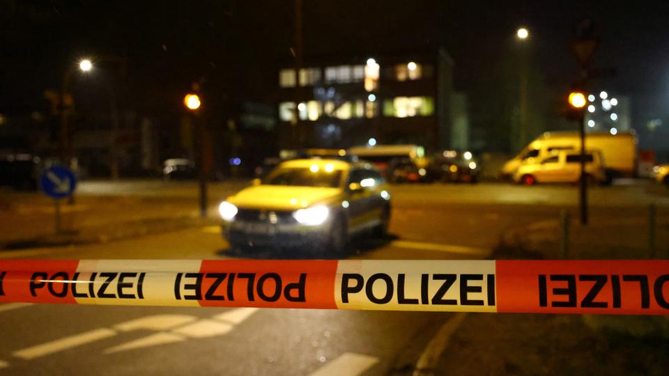 The police were called shortly before midnight and 28 vehicles rushed to the scene.