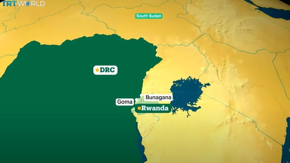 Ugandan troops were flagged off at a function held at Bunagana border post between Uganda and DRC.