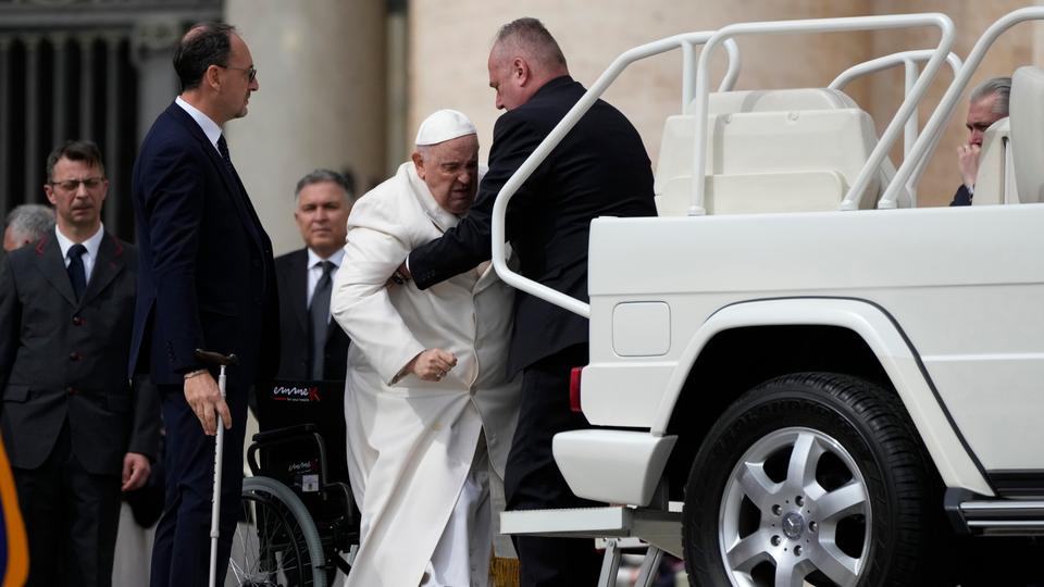 Francis' health has attracted increased scrutiny in the last two years, during which time he has undergone colon surgery and begun using a wheelchair or a walking stick due to chronic knee pain.