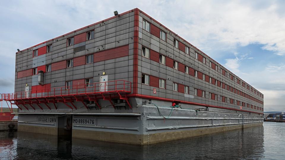 Migrants will be moved aboard the Bibby Stockholm vessel