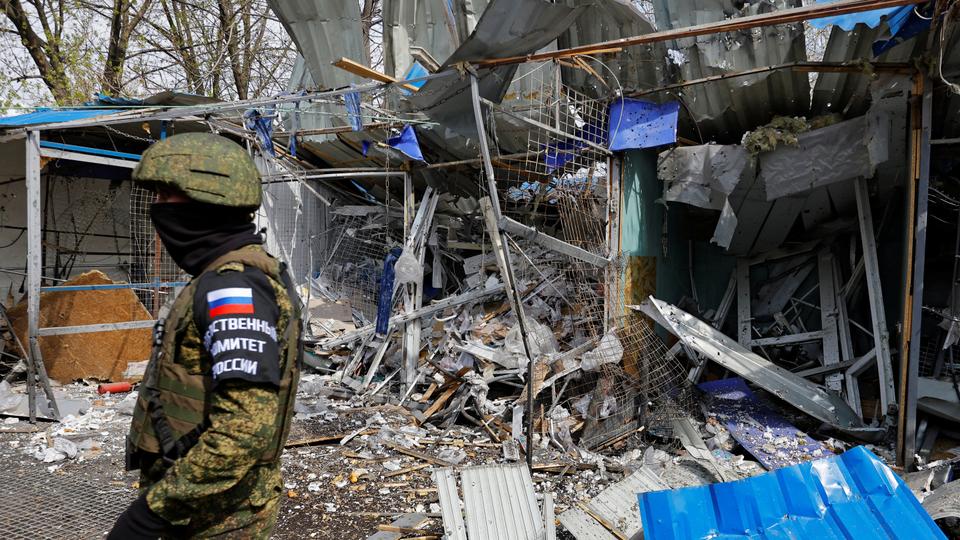 Russia's Defense Ministry reports dozens of casualties on Ukrainian forces and destroying drones and other Ukrainian weapons and combat vehicles in several battlefront hot spots in the annexed provinces.