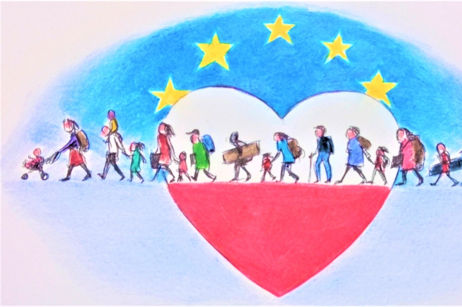 Poland has proactively engaged in shaping European Union's (EU) migration policies to ensure a comprehensive and balanced approach. (Illustration by Erhan Yalvaç)
