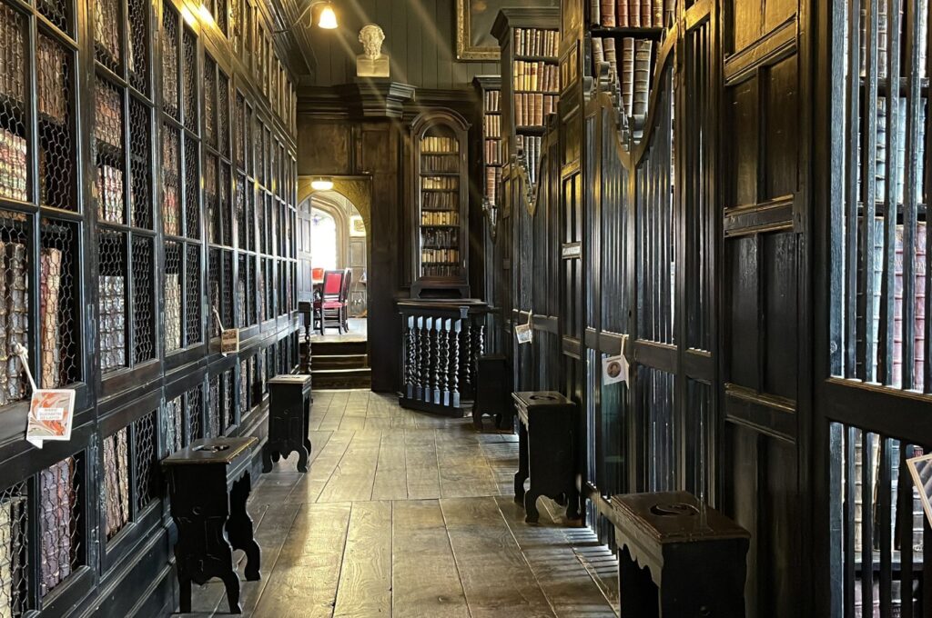 The interior of Chetham's Library, in Manchester, U.K., July 7, 2023. (AA Photo)