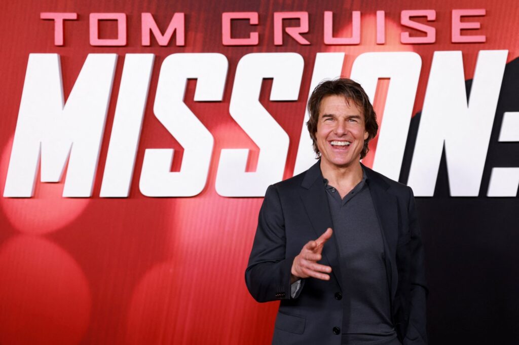Cast member Tom Cruise attends the premiere of the film "Mission: Impossible - Dead Reckoning Part One," in New York City, New York, U.S., July 10, 2023. (Reuters Photo)