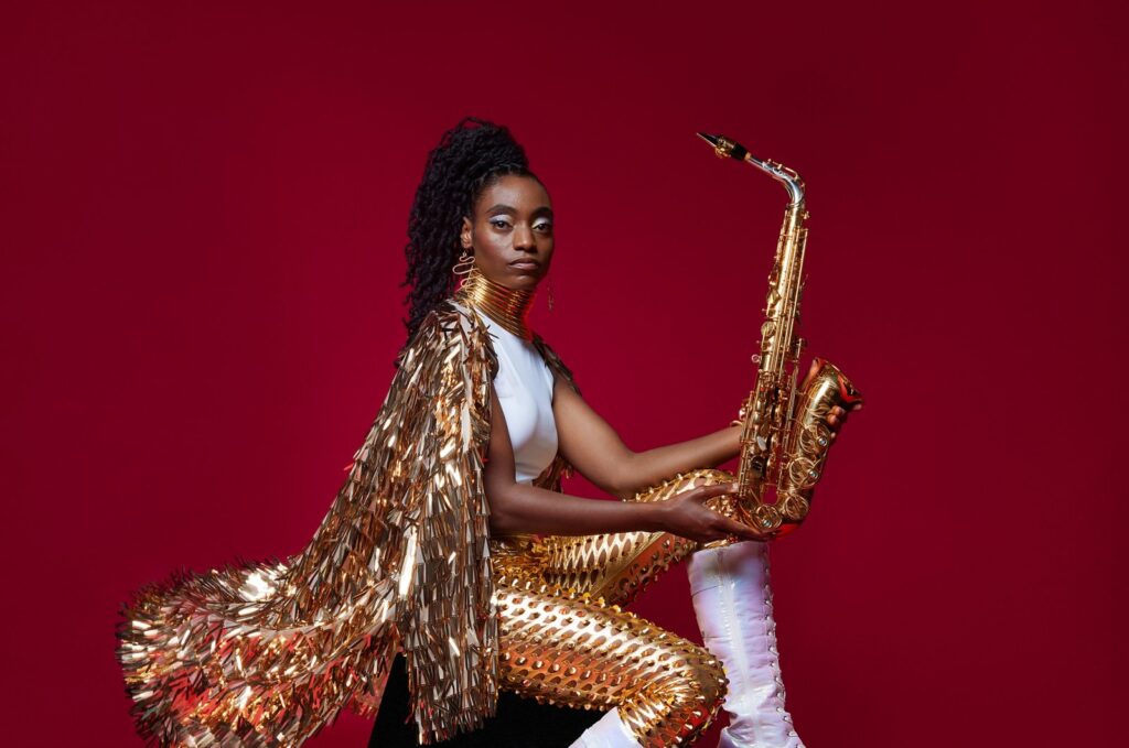The saxophonist bandleader Lakecia Benjamin. (Photo courtesy of Akbank Jazz Festival)