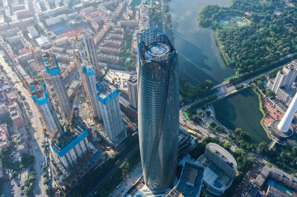 Buildings are seen in Shenyang, in China's northeastern Liaoning province, July 17, 2023. (AFP Photo)