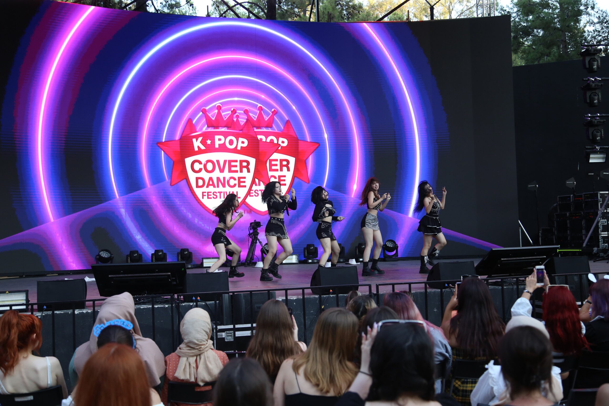 The K-Music Festival was organized by the Korean Culture Center and the Korea Tourism Organization Istanbul Office, Antalya, Türkiye, July 17, 2023. (AA Photo)