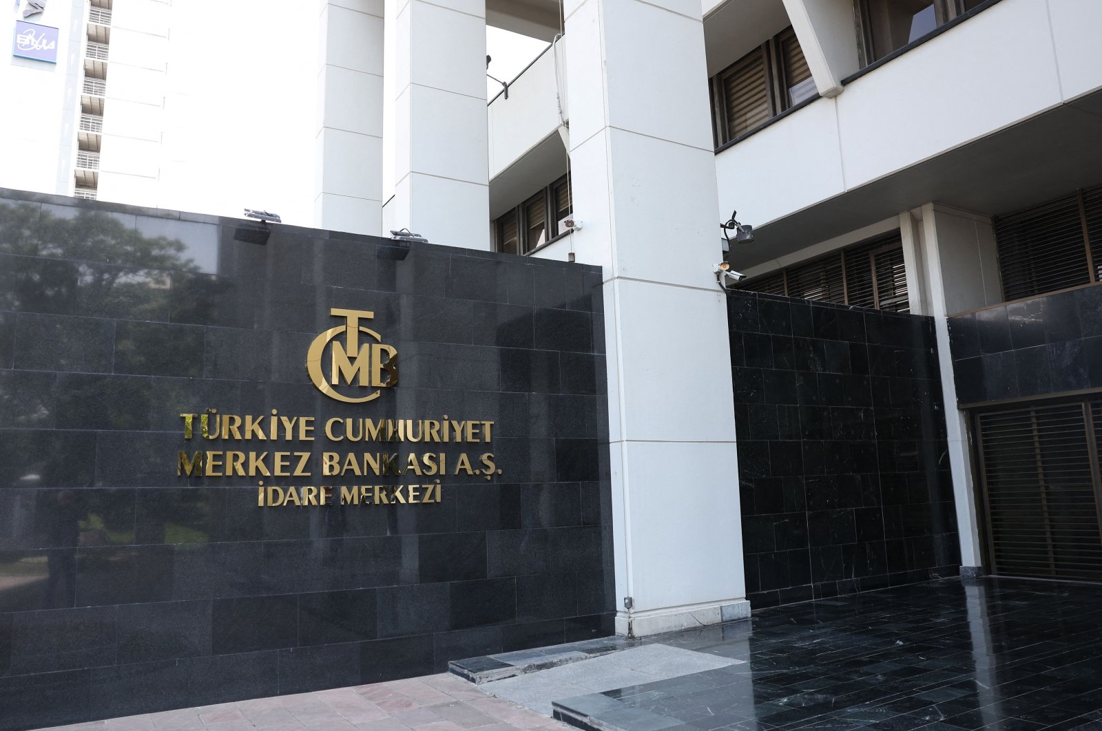 The headquarters of the Central Bank of the Republic of Türkiye, in Ankara, Türkiye, June 9, 2023. (AFP Photo)