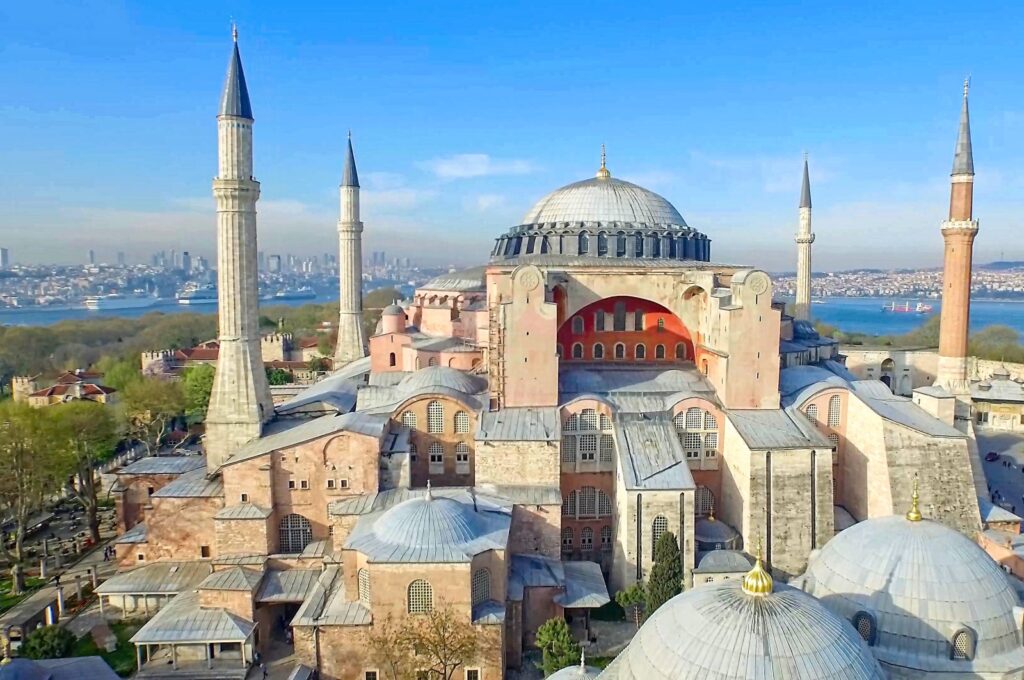 A beautiful view of Hagia Sophia Grand Mosque, Istanbul, Türkiye, July 24, 2023. (Shutterstock Photo)