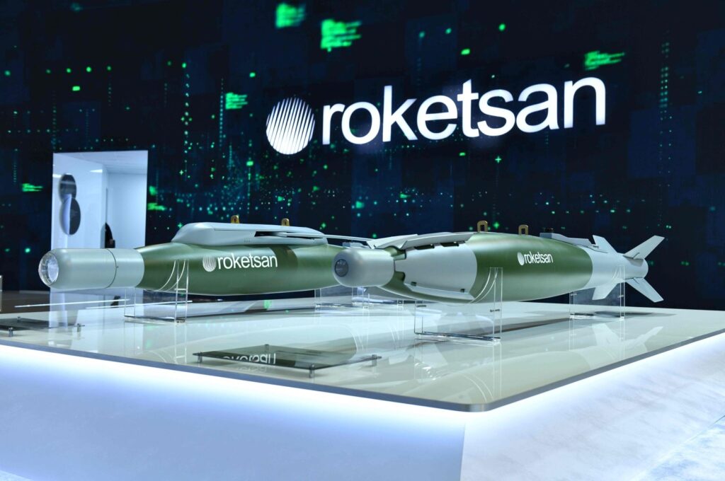 Roketsan took its place at the International Defense Industry Fair IDEF'23 with its UMTAS GM, MAM-L IIR, MAM-T IIR, SİPER, UHA-230, Mobile Air Defense System and KMC-U products exhibited for the first time, Istanbul, Türkiye, July 25, 2023. (Roketsan via AA Photo)