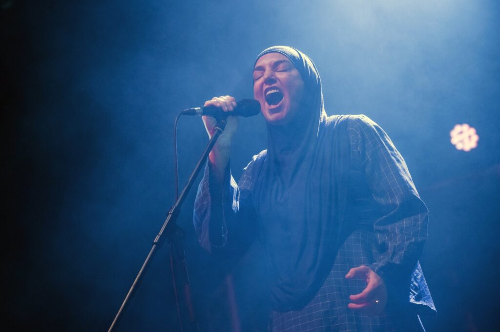 Irish singer Sinead O'Connor performs at Akvarium Klub in Budapest, Hungary, Dec. 9, 2019. (AP File Photo)