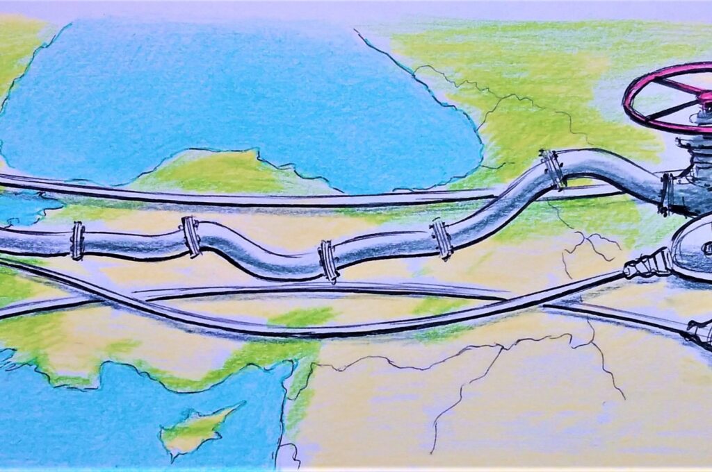 "The EU's strategy for Central Asia is related to the individual countries' commitment to reform and strengthen democracy, human rights, the rule of law and economic diversity." (Illustration by Erhan Yalvaç)