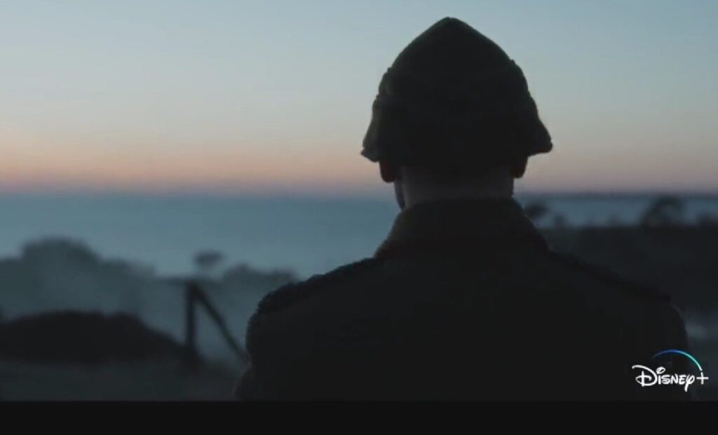 A still shot from the trailer of the mini-series "Atatürk" shows Turkish actor Aras Bulut Iynemli as Atatürk.