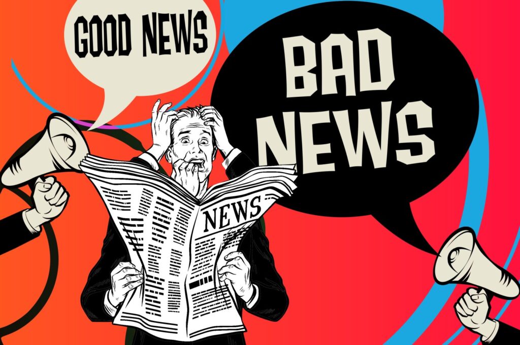 "The ongoing COVID-19 pandemic, the conflict between Russia and Ukraine, energy crises, inflation, the recent coup in Nigeria and countless other distressing events dominate the narrative. It's almost as though we cannot conclude the day without taking the daily dose of suffering and anguish." (Illustration by Büşra Öztürk)