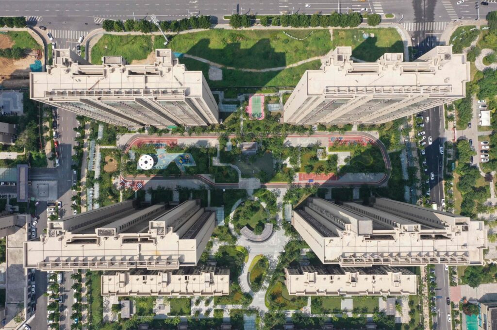 Buildings of China's developer Country Garden Holdings are seen in Zhengzhou, in China's central Henan province, Aug. 14, 2023. (AFP Photo)