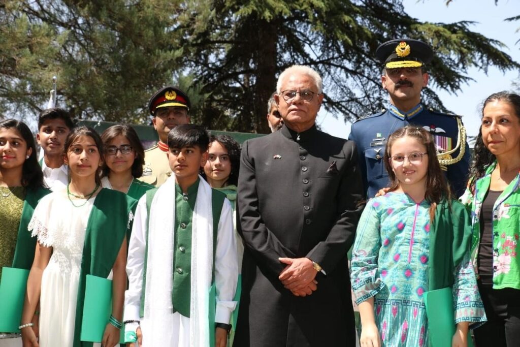 The Ambassador of Pakistan to Türkiye Yousaf Junaid attends the celebrations of his country's Independence Day in Ankara, Türkiye, Aug. 14, 2023. (IHA Photo)