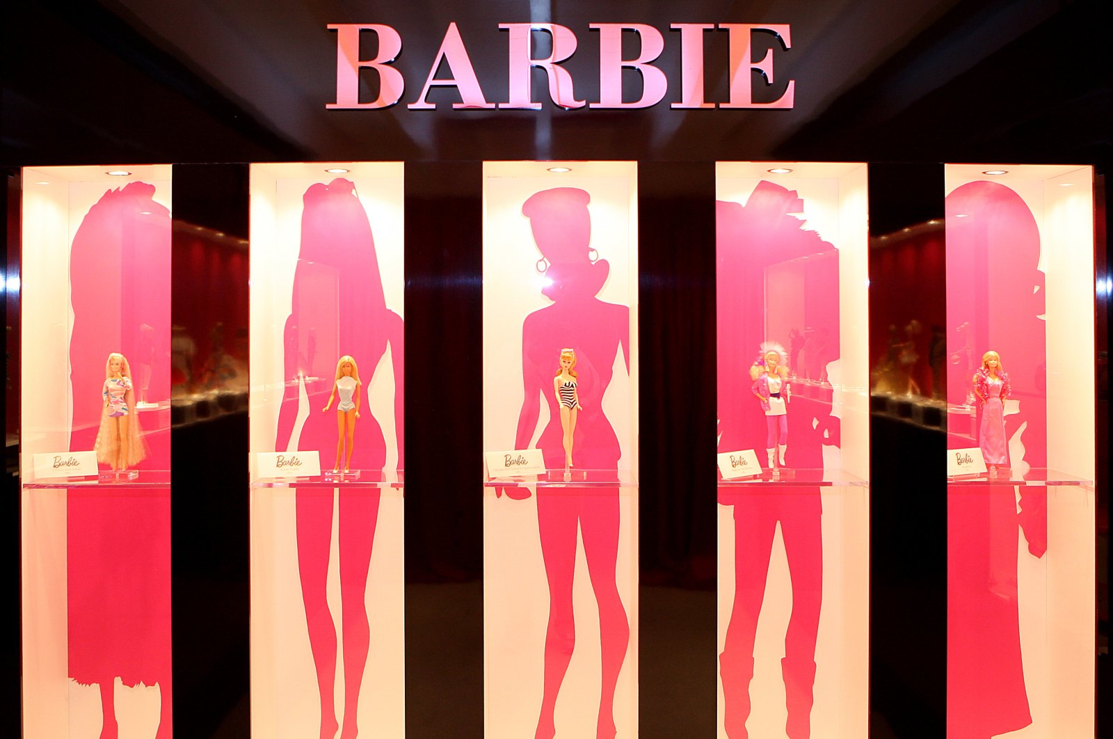 A display at Barbie's 50th Birthday Party at the Real-Life Malibu Dream House, in Malibu, California, U.S., March 9, 2009. (AP Photo)