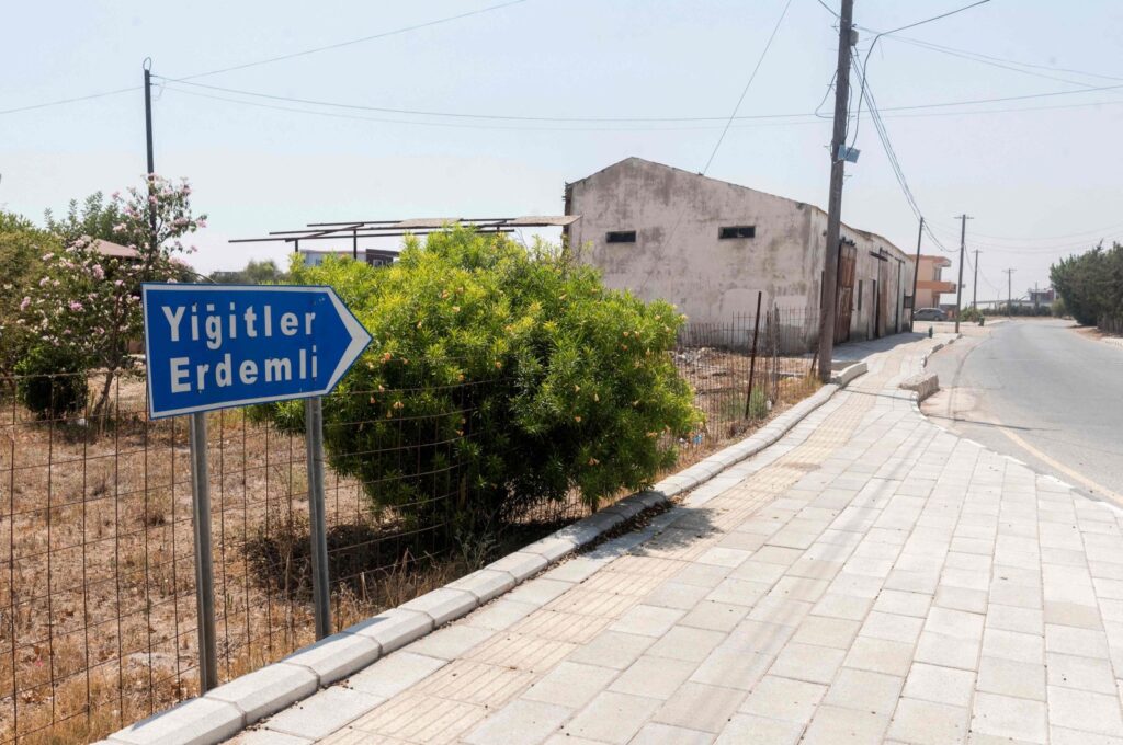 This picture shows a view of Yiğitler (Arsos) village in Lefkoşa (Nicosia), Turkish Republic of Northern Cyprus, Aug. 21, 2023. (AFP Photo)