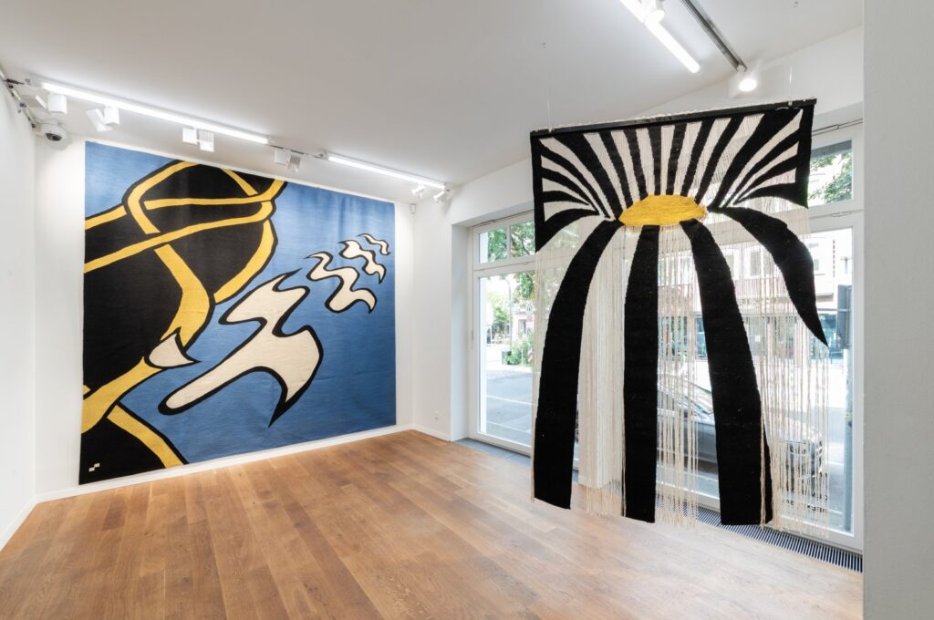The artworks from Belkıs Balpınar's solo exhibition "Relative Points of View." (Photo courtesy of Anna Laudel Düsseldorf)