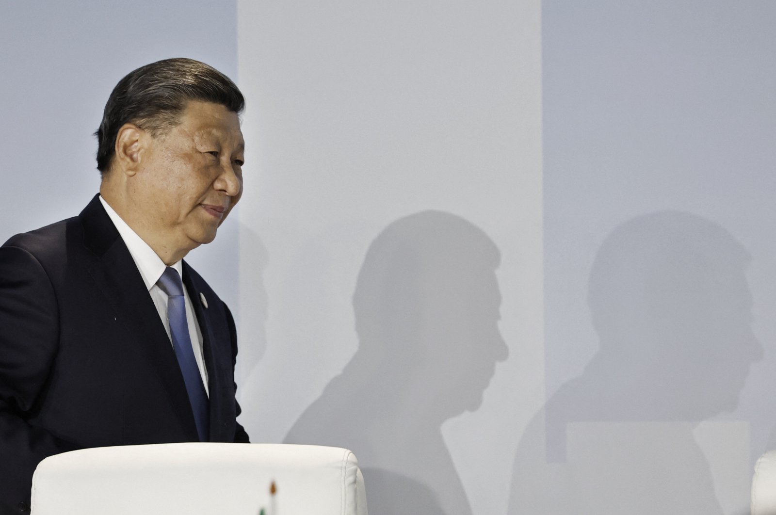 China's President Xi Jinping during the 2023 BRICS Summit in Johannesburg, South Africa, Aug. 24, 2023. (AFP Photo)